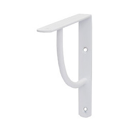 Equerre décorative blanche mini swing 14x14cm