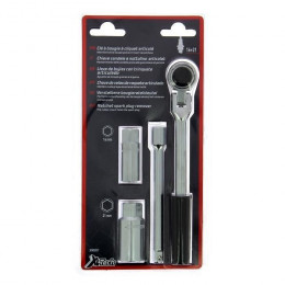 Xltech Cle A Bougie 16-21mm A Cliquet.l200+rallonge 145