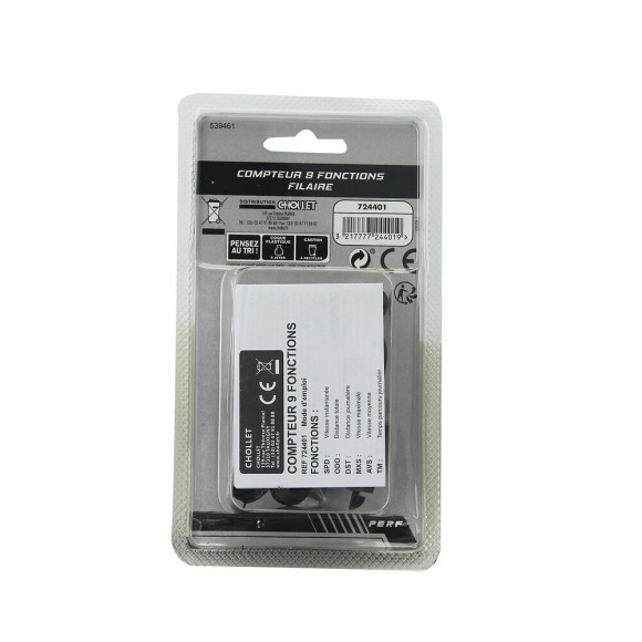 compteur 9 fonctions filaire