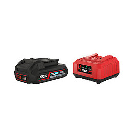 SKIL BC1E3110AA Batterie Li-Ion 2,5 Ah « 20V Max » (18 V) et chargeur 