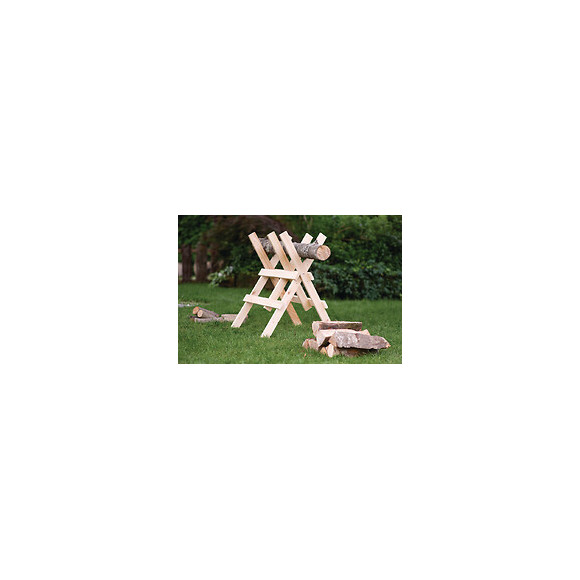 Chevalet de sciage en pin massif 3 Branches en kit