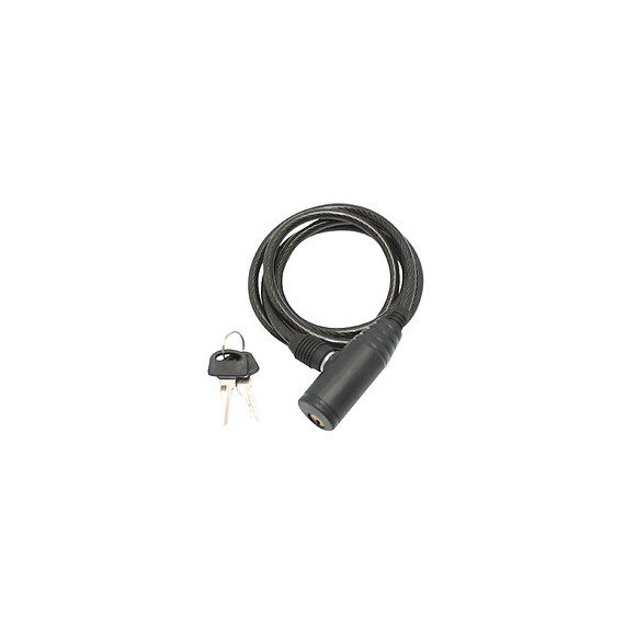 Antivol spirale à clé L.1m - d.6 mm