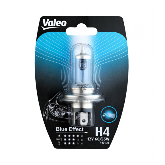 Lampe halogène H4 Blue Effect