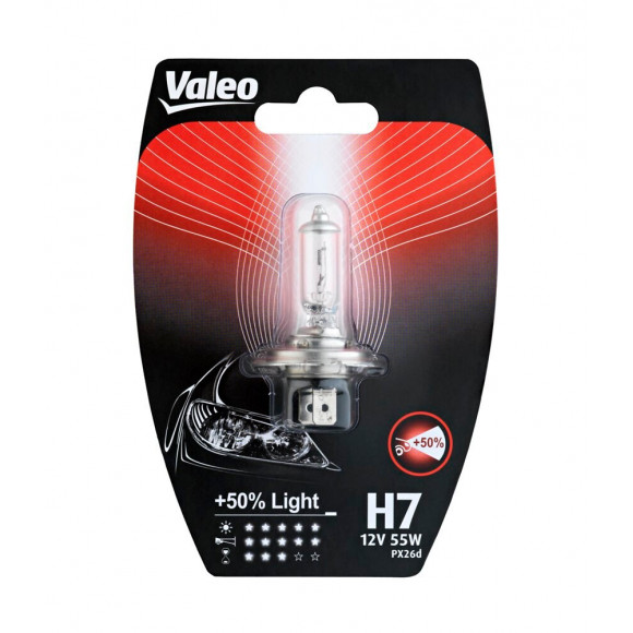 Lampe Halogène H7 plus 50 pour cent Light