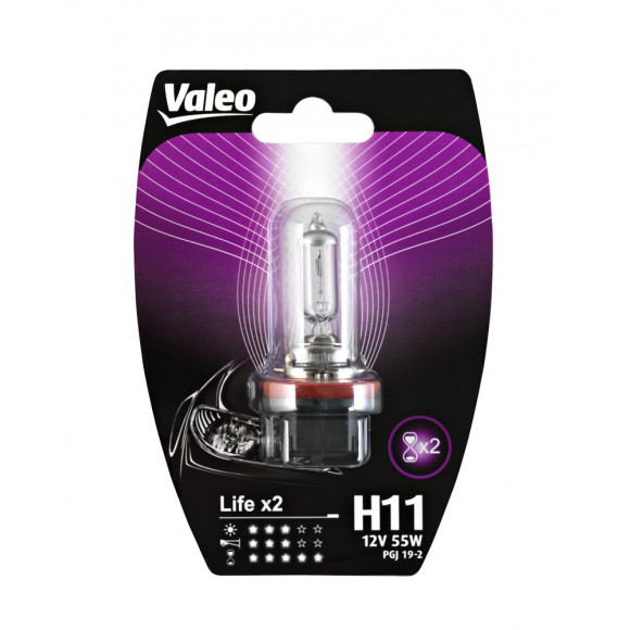 Lampe halogène H11 Life x2