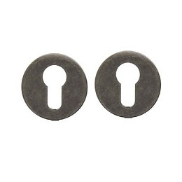 2 rosaces cylindre acier patine pour modèle Mauriac