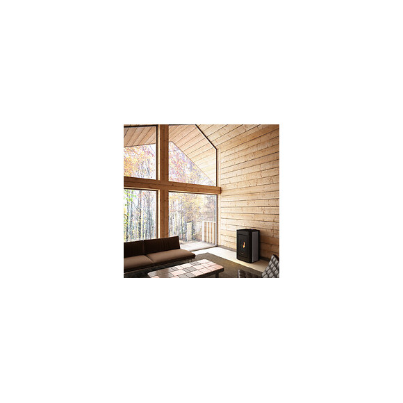 Poêle à pellets 8,6kW Wifi Prety Airtight etanche