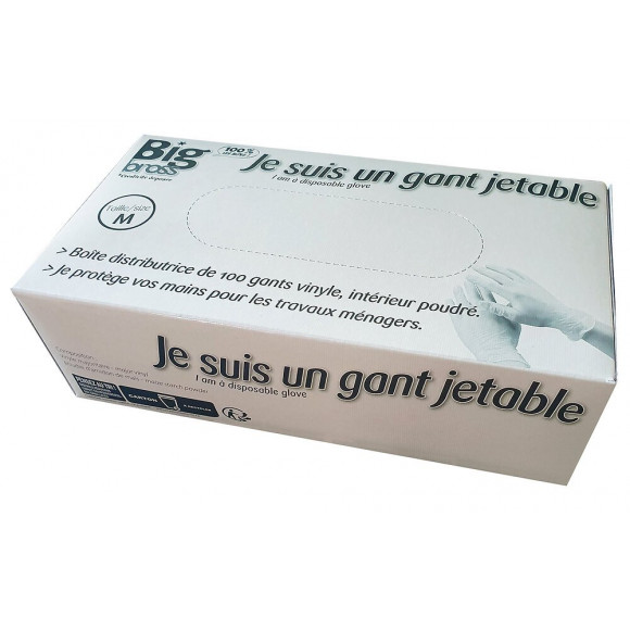 BOITES GANTS VINYLESX100 M/L