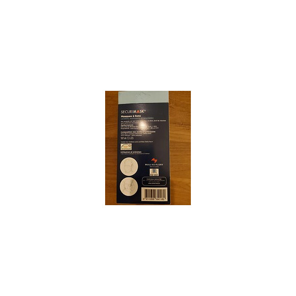 4 masques tissus SECURIMASK 30 lavages