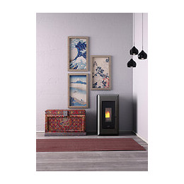 Poêle à pellets 11 kW Wifi Vega Airtight étanche