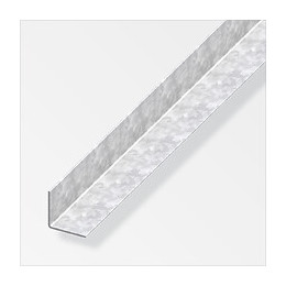 Cornière égale profilée à froid acier zingué 15.5mmx1m