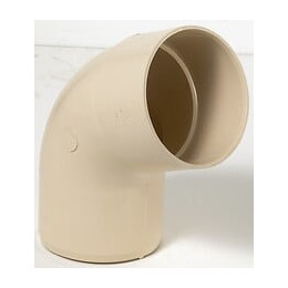 Coude 67.3° Pvc Sable Girpi, Dév.33 Cm Diam.100 Mm