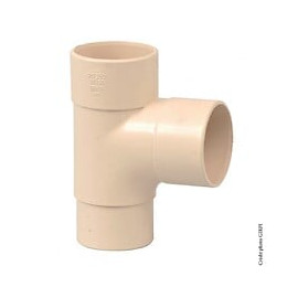 Culotte 87.3° Pvc Sable Girpi, Dév.16 Cm Diam.50 Mm