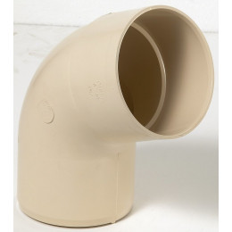 Coude 67.3° Pvc Sable Girpi, Dév.33 Cm Diam.100 Mm