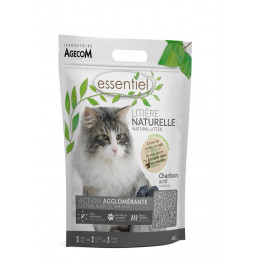 Essentiel Litière soja Charbon 6L