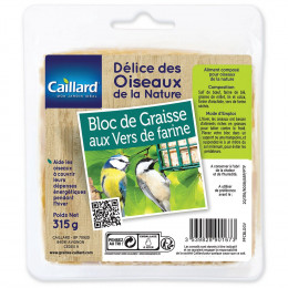 Bloc de graisse aux vers de farine 315G