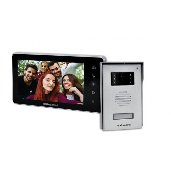 Interphone video filaire moniteur 7 touches sensitives