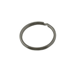 Lot de 2 mousquetons à pompes 75 mm + anneau brisé VISO