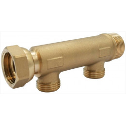 Collecteur Écrou Libre 20x27 2 Départs 15x21