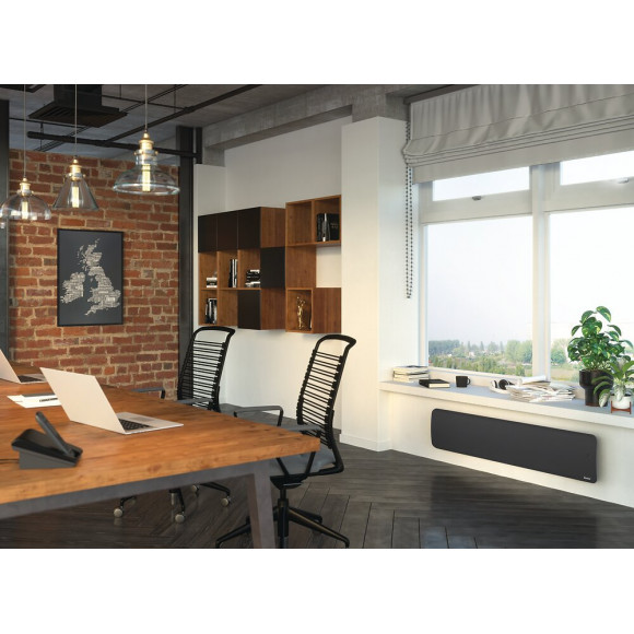 Radiateur Ekla sauter plinthe 1500W anthracite