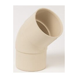 Coude 45° Pvc Sable Girpi, Dév.16 Cm Diam.50 Mm