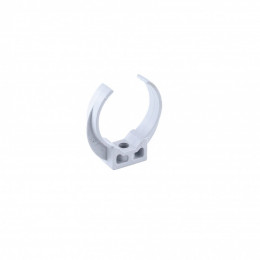 Collier De Fixation Tuyau Pvc, Lyre Pvc Ø 40 Blanc X 5 Pces - Interplast - In-srbfix040bl5p