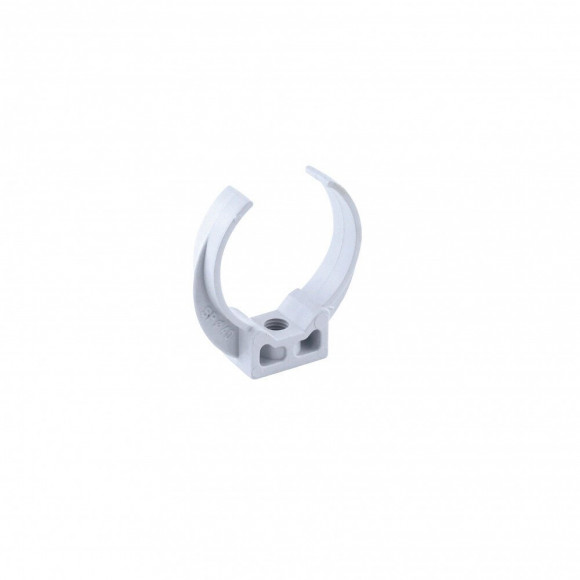 Collier De Fixation Tuyau Pvc, Lyre Pvc Ø 40 Blanc X 5 Pces - Interplast - In-srbfix040bl5p