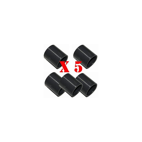 5 Manchons, Ø 50 Mm, Pvc, Prévue Pression Pn16 - Jardiboutique - Jb-00751-5