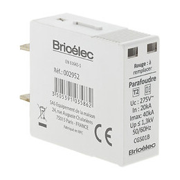 Cartouche parafoudre BRICELEC