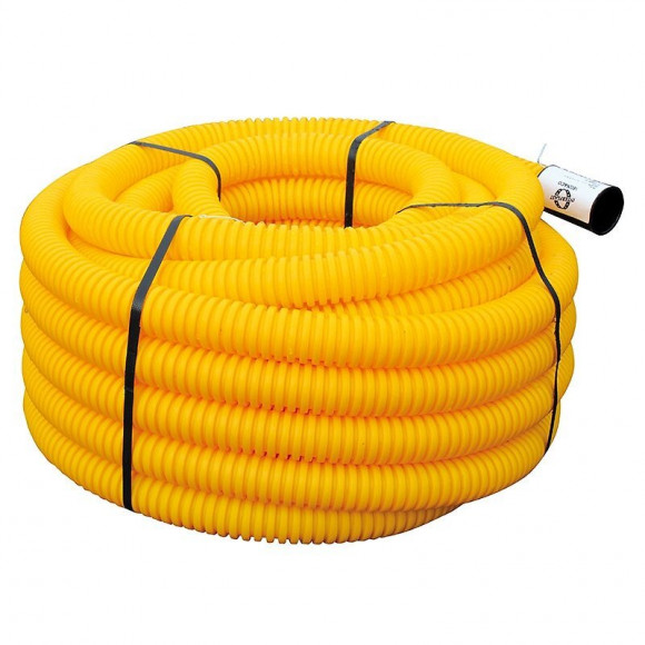 Gaine TPC jaune D.40 couronne 25m