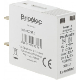 Cartouche parafoudre BRICELEC