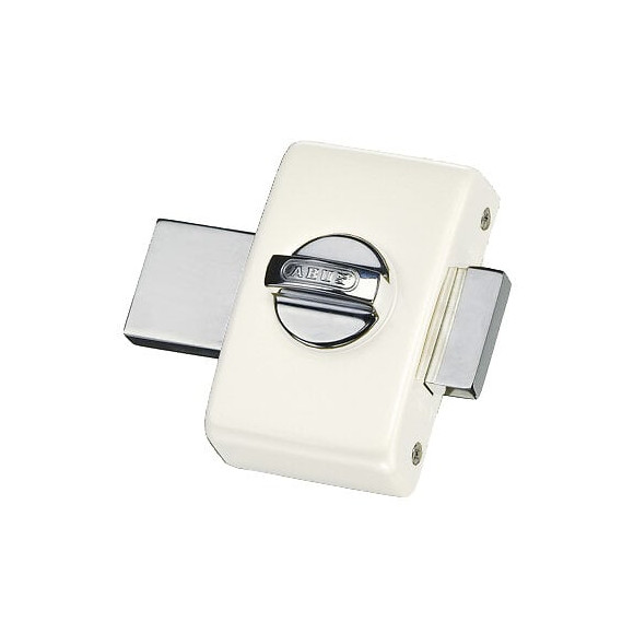 Verrou StyL' V83 45mm blanc avec cales Blister, 4 clés