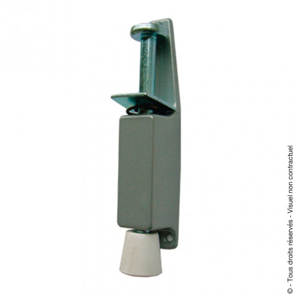 Bloc-porte au pied Hauteur 130mm - gris