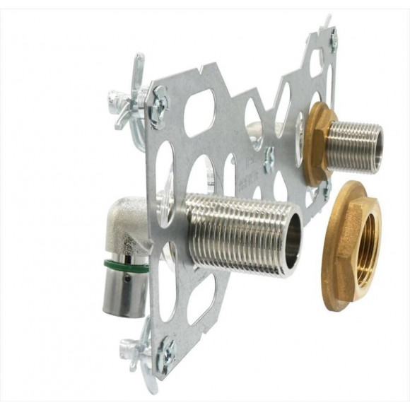 Kit Fixation Robinetterie Douche Ou Bain À Sertir Laiton M 20 X 27 Tube Per