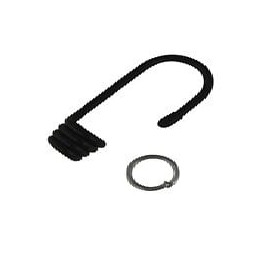 Crochet acier plastifié avec clips pour sandow  x 2