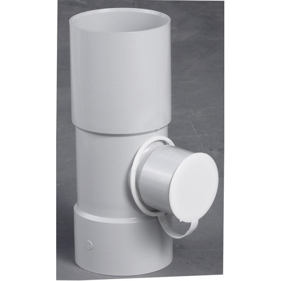Collecteur D'eau Pvc Gris Girpi, Dév.16 Cm Diam.50 Mm