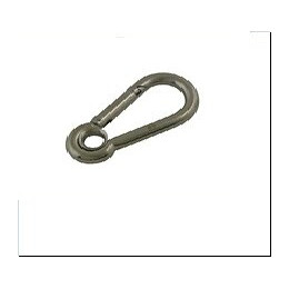 Mousqueton pompier à oeil inox diamètre 10 mm VISO