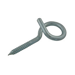 Crochet de gymnase vis à bois acier zingué