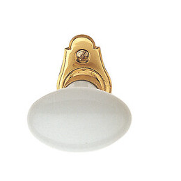 Crémone porcelaine platine nickel mat entraxe 43mm