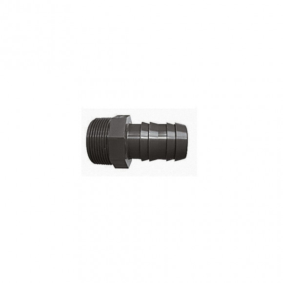 Raccord Cannelé F 1"1/2 Male À Visser / 38 Mm - Interplast - Spn238f