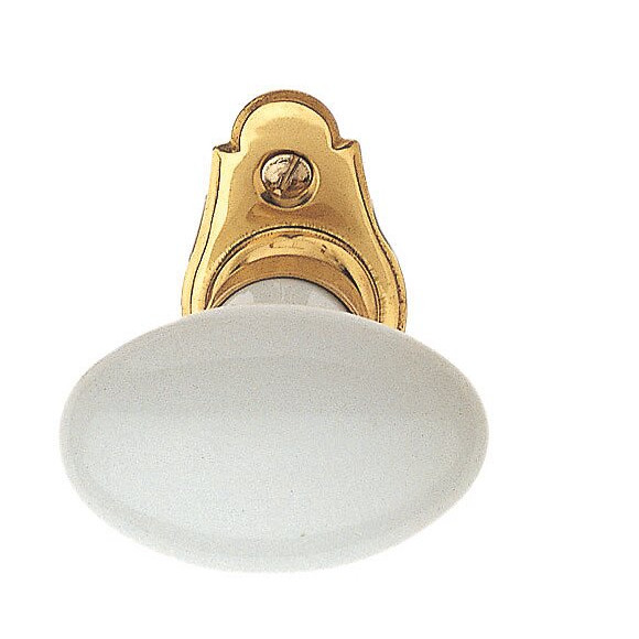 Crémone porcelaine platine nickel mat entraxe 43mm