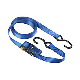 Set de 4 sangles à cliquet avec crochets en S 25mmx5m