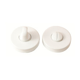 Paire de rosaces D.52 alu blanc à condamnation