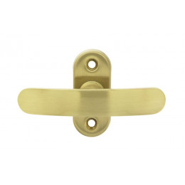 Bouton de fenêtre Eva laiton poli satiné