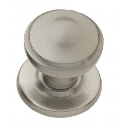 Pommeau Victorian laiton nickel mat diamètre 70mm