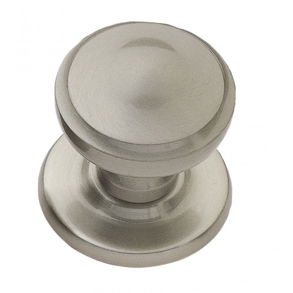 Pommeau Victorian laiton nickel mat diamètre 70mm