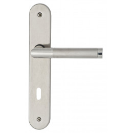 Poignée de porte SOFOC Jessica inox à trou de clé