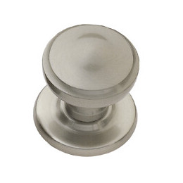 Pommeau Victorian laiton nickel mat diamètre 70mm