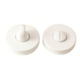 Paire de rosaces D.52 alu blanc à condamnation