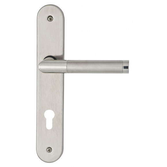 Poignée de porte SOFOC Jessica inox perçage cylindre